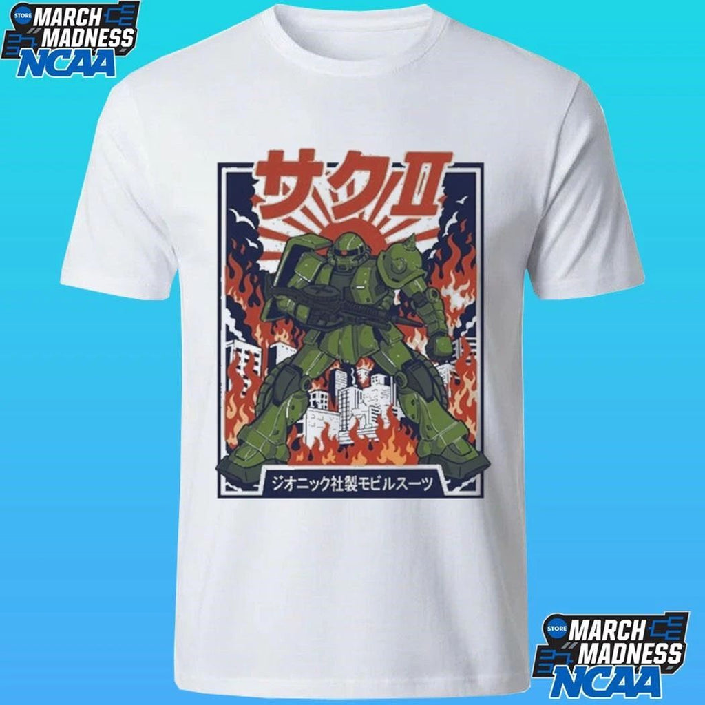 The Green Grunt Ms-06 Zaku Ii Shirt Unisex , , , Long Sleeve Tee