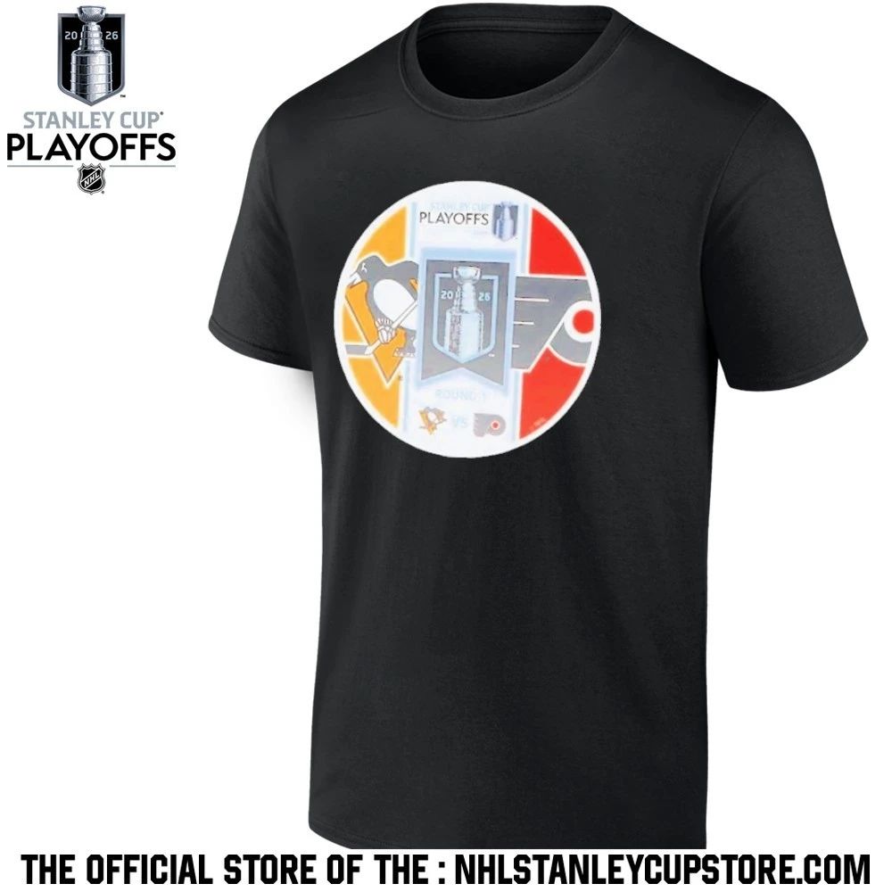Pittsburgh Penguins vs Philadelphia Flyers 2026 Stanley Cup Playoffs Round One Shirt Unisex , , , Long Sleeve Tee