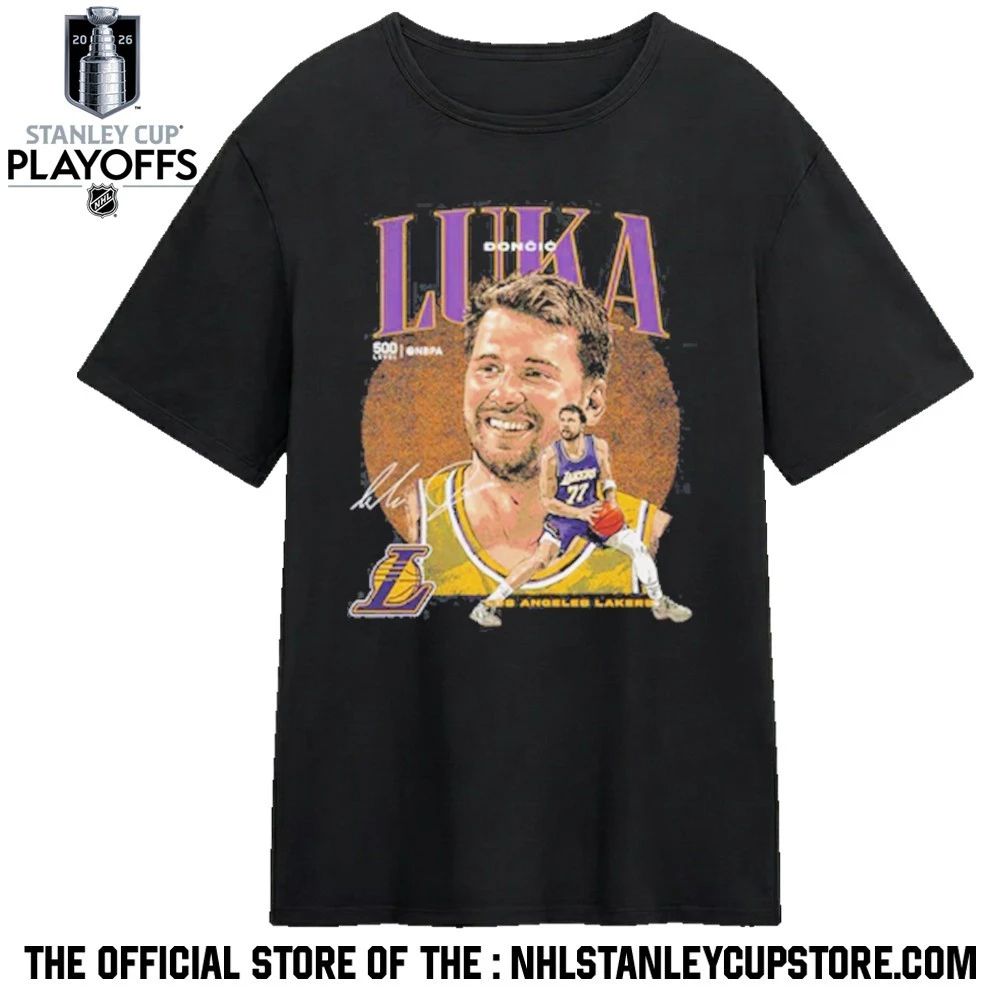 Luka Doncic Los Angeles Lakers Dual WHT Shirt Unisex , , , Long Sleeve Tee