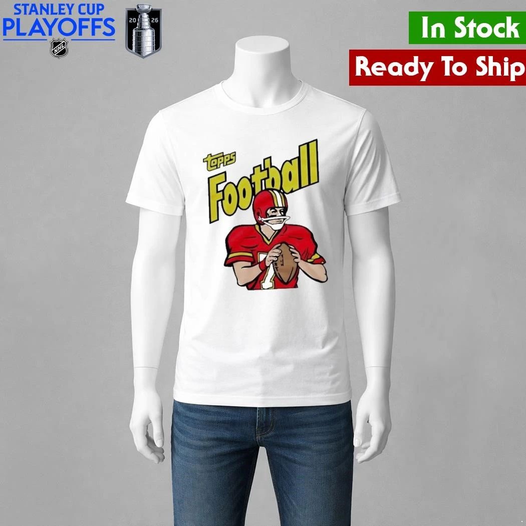 Topps Football Quarterback Caricature Shirt Unisex , , , Long Sleeve Tee
