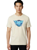 Crystal-Phoenix-2 Mens Graphic Tee, 100% Cotton, Casual Summer Wear Unisex , , , Long Sleeve Tee