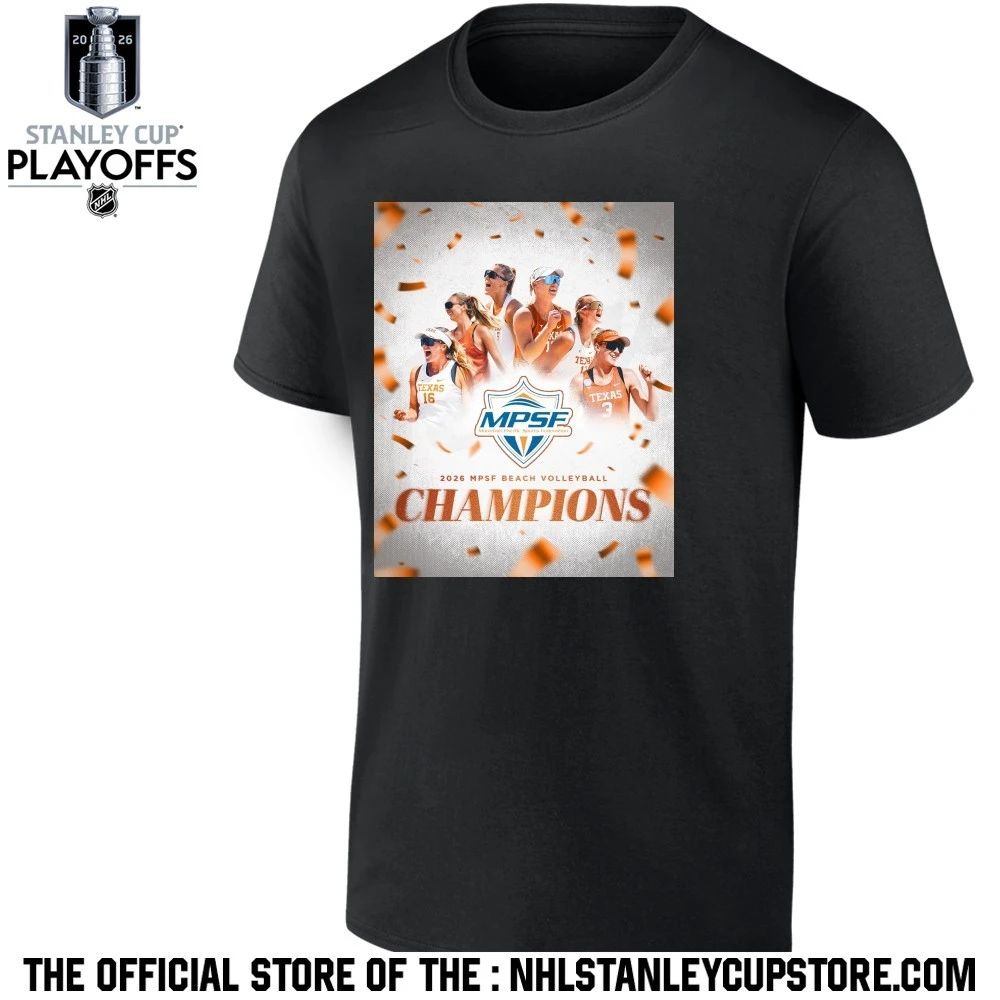 Congrats Texas Longhorns Beach Volleyball To The 2026 MPSF Conference Champions Shirt Unisex , , , Long Sleeve Tee