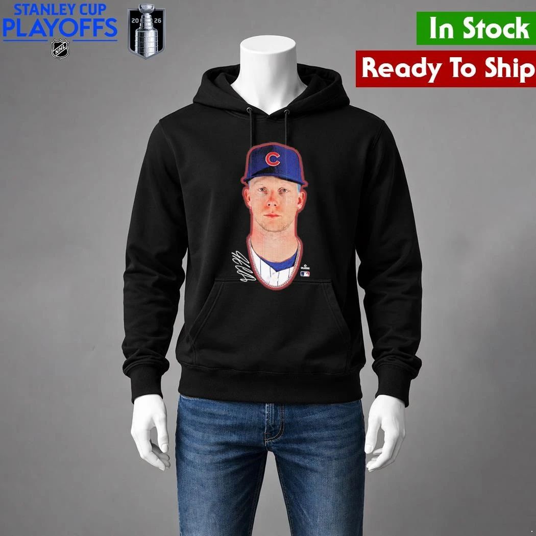 Chicago Cubs Pete Crow-Armstrong Outerstuff Black Headliner Shirt Unisex , , , Long Sleeve Tee