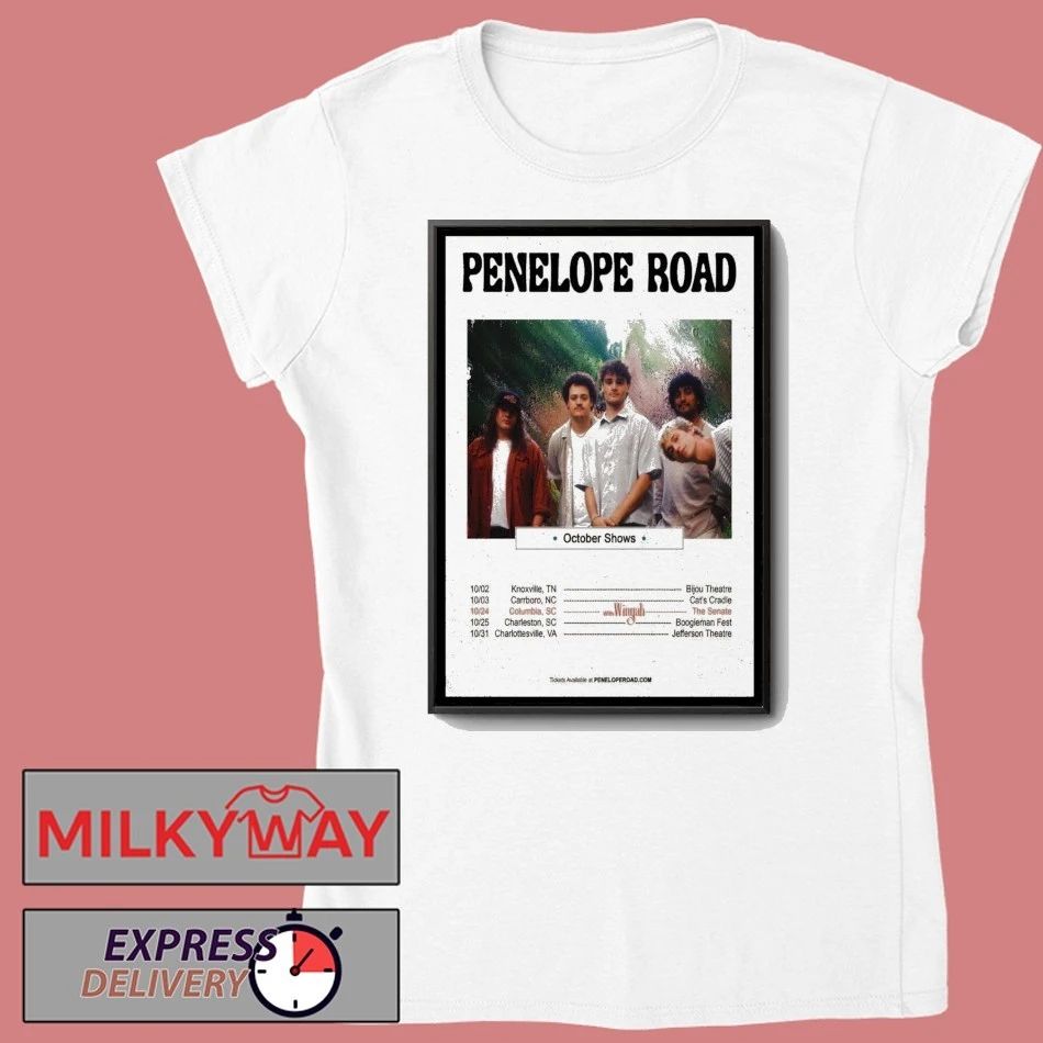 Penelope Road 2025 Tour Poster shirt Unisex , , , Long Sleeve Tee
