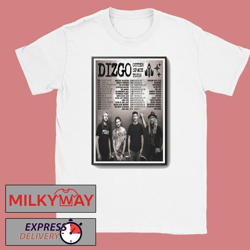 DIZGO Outer Space Tour 2025 Poster shirt Unisex , , , Long Sleeve Tee