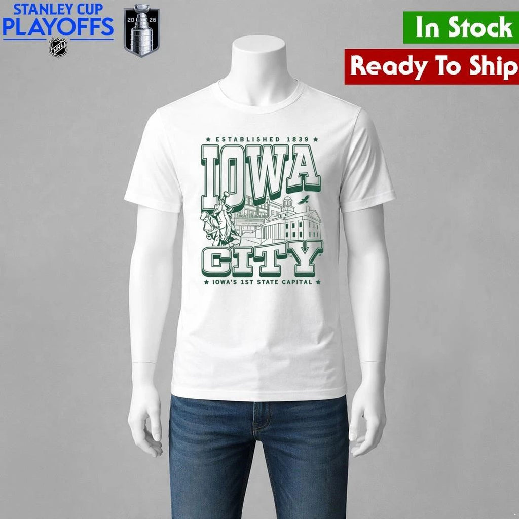 Iowa City Max Collegiate Shirt Unisex , , , Long Sleeve Tee