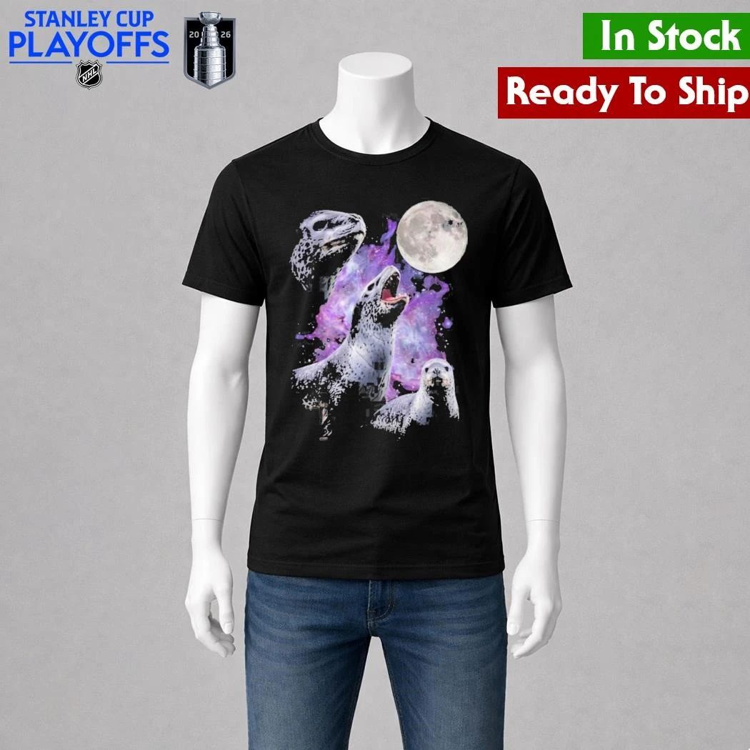 3 Seals Howling At The Moon Shirt Unisex , , , Long Sleeve Tee