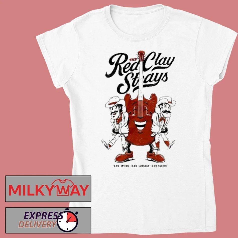 Red Clay Strays Sep 25 26 28 2025 Texas Shirt Unisex , , , Long Sleeve Tee