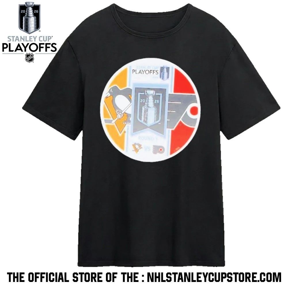 Pittsburgh Penguins vs Philadelphia Flyers 2026 Stanley Cup Playoffs Round One Shirt Unisex , , , Long Sleeve Tee