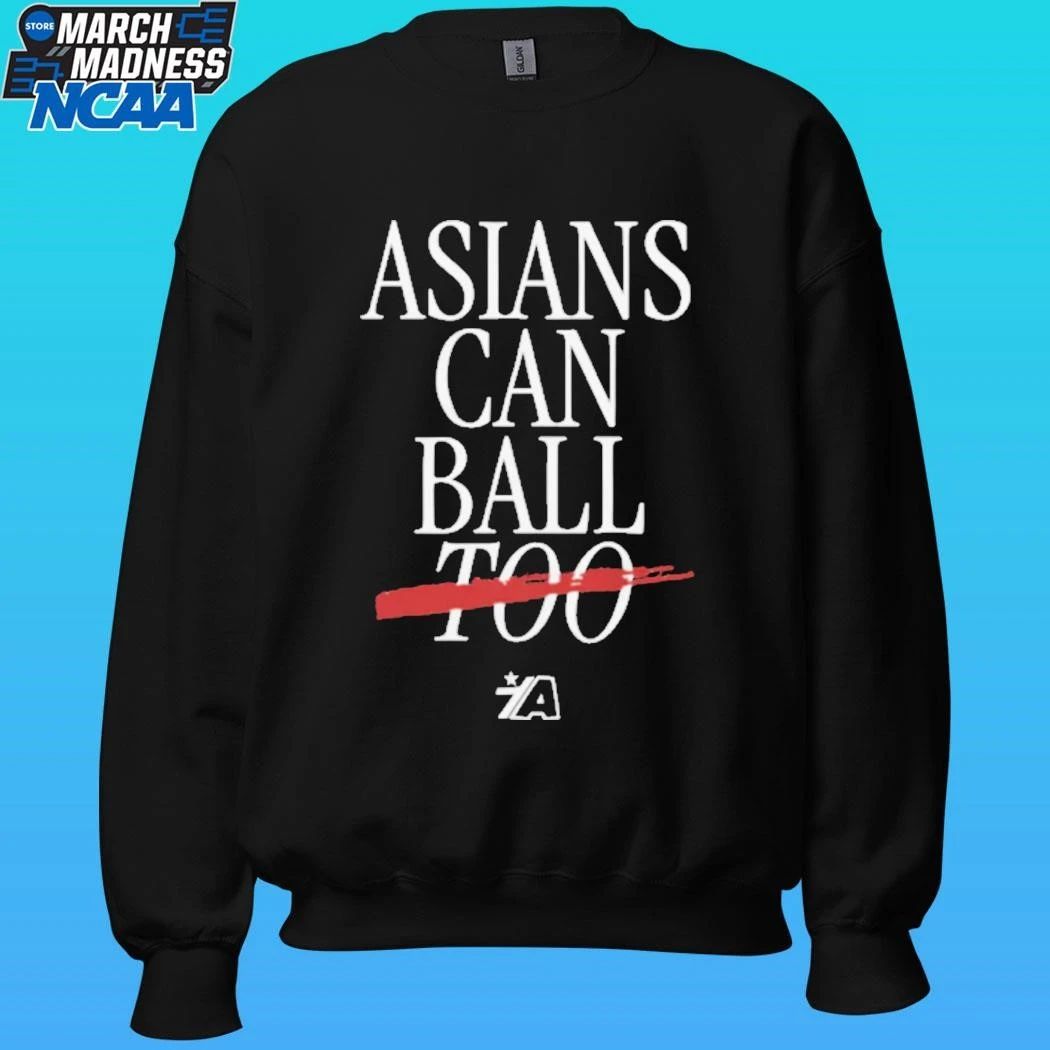 Asians Can Ball Too Asian Americans Sports Shirt Unisex , , , Long Sleeve Tee