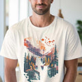 Palm Sunset Boho Beach Tropical Vacation Comfort Tee Unisex , , , Long Sleeve Tee