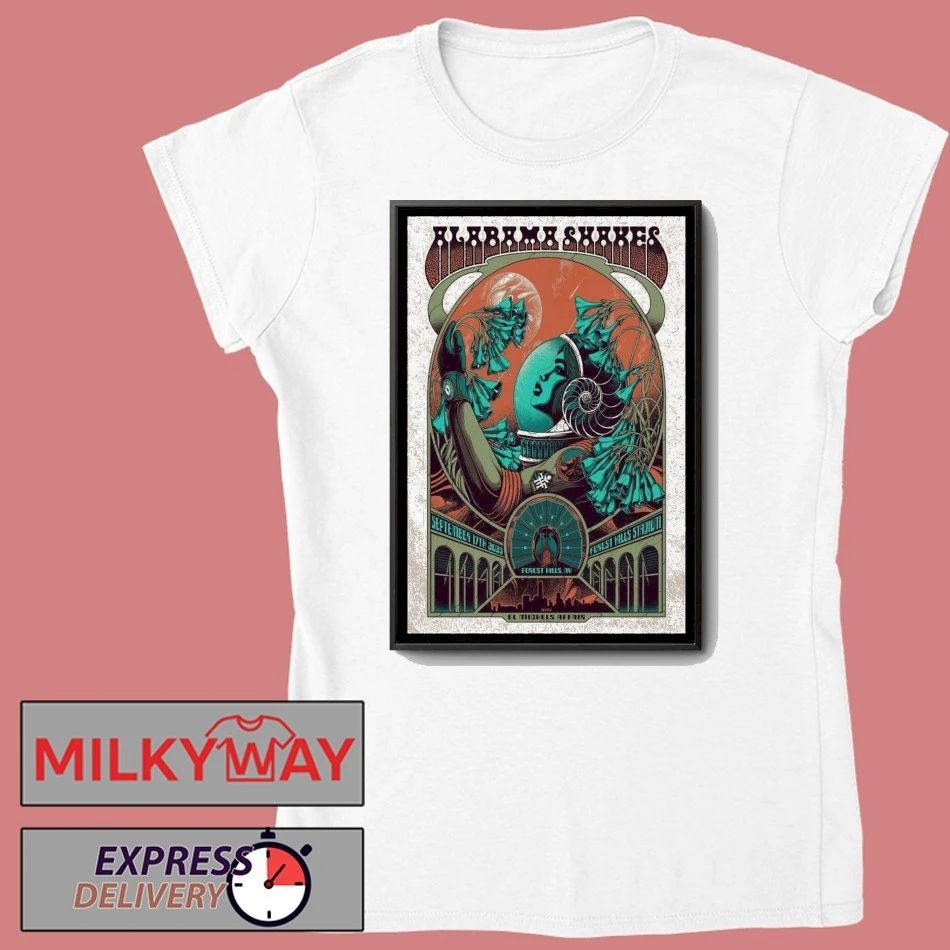 Alabama Shakes Forest Hills Stadium Poster Sept 17 2025 shirt Unisex , , , Long Sleeve Tee