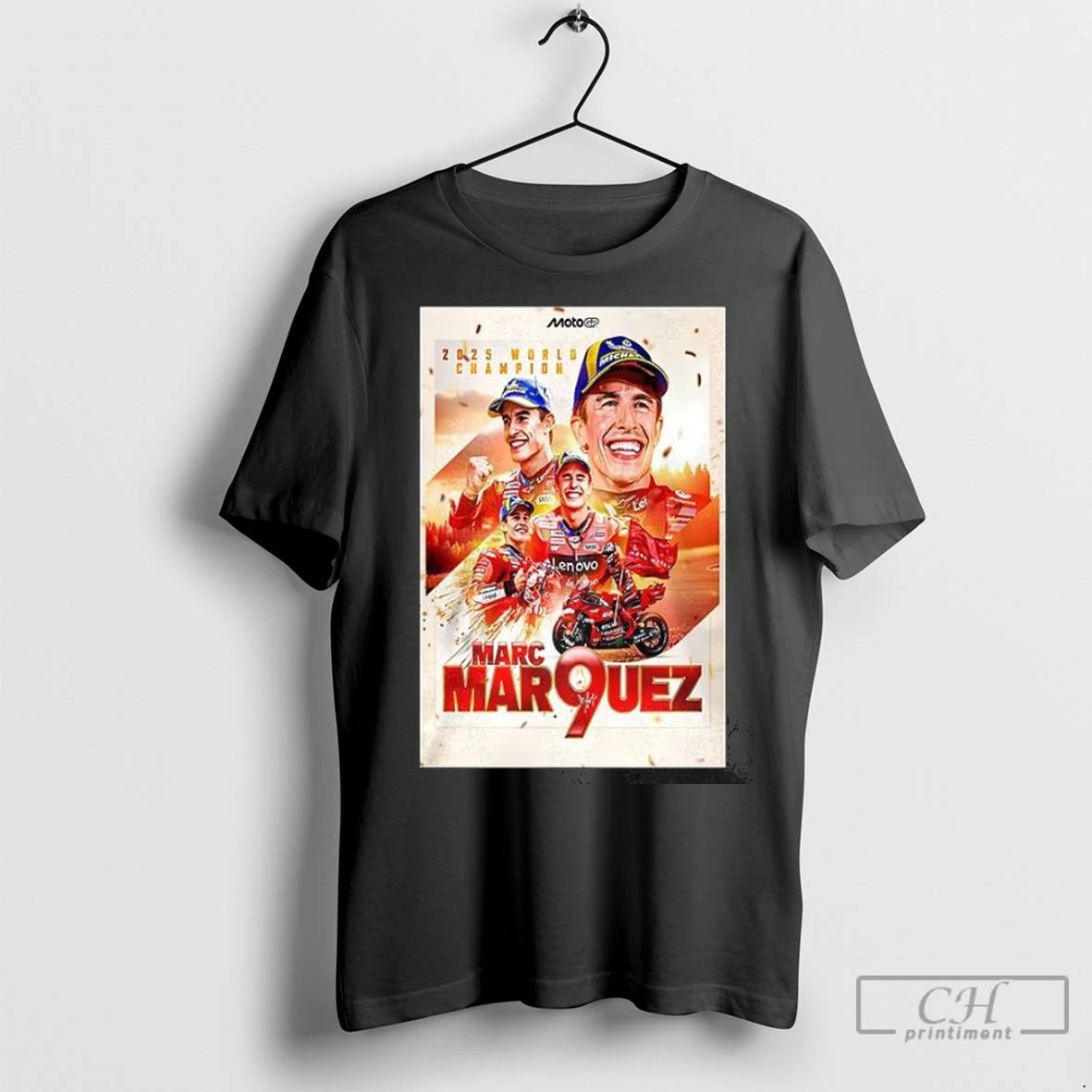 Premium Marc Marquez 2025 World Champion Unisex , , , Long Sleeve Tee
