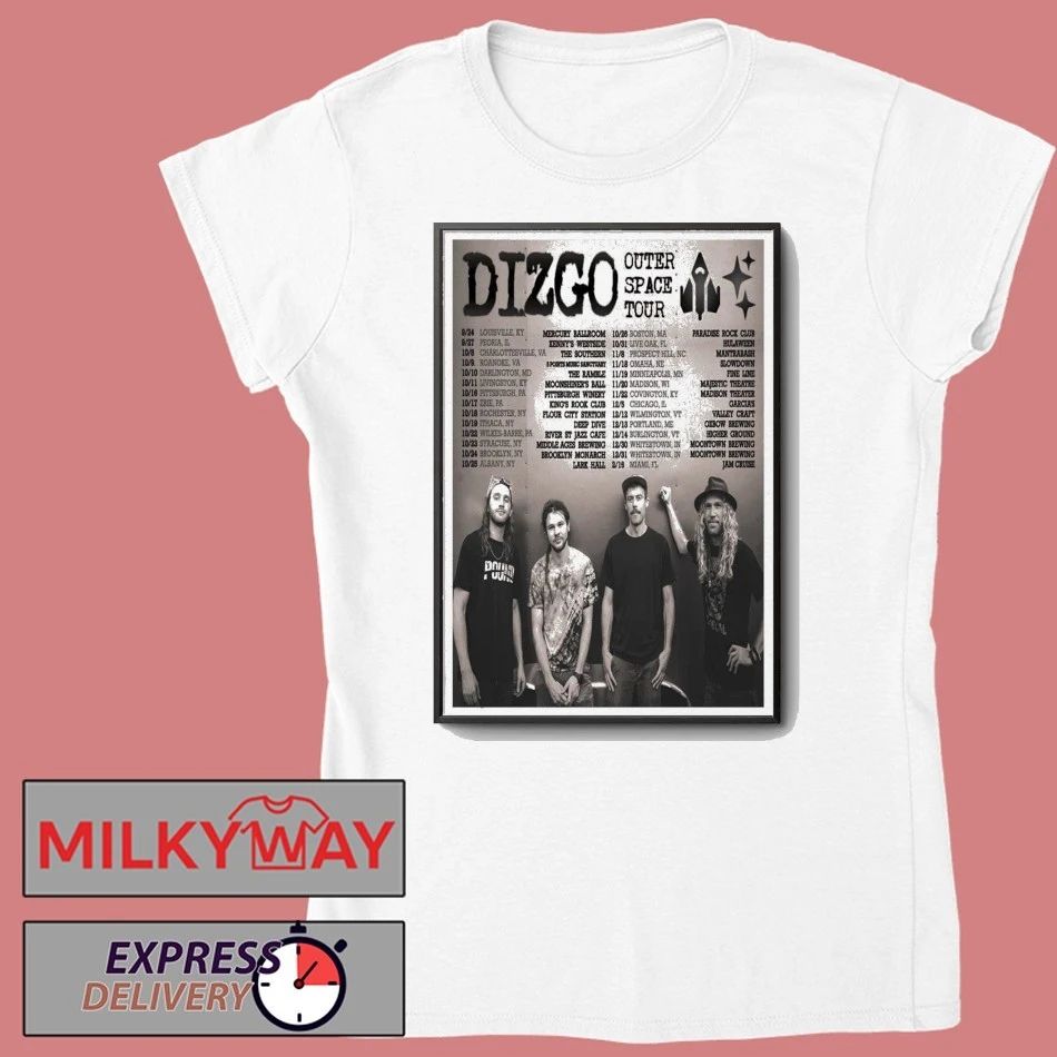 DIZGO Outer Space Tour 2025 Poster shirt Unisex , , , Long Sleeve Tee