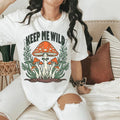 Comfort Tee Keep Me Wild Snake Mystical Boho Graphic Design Shirt Unisex , , , Long Sleeve Tee