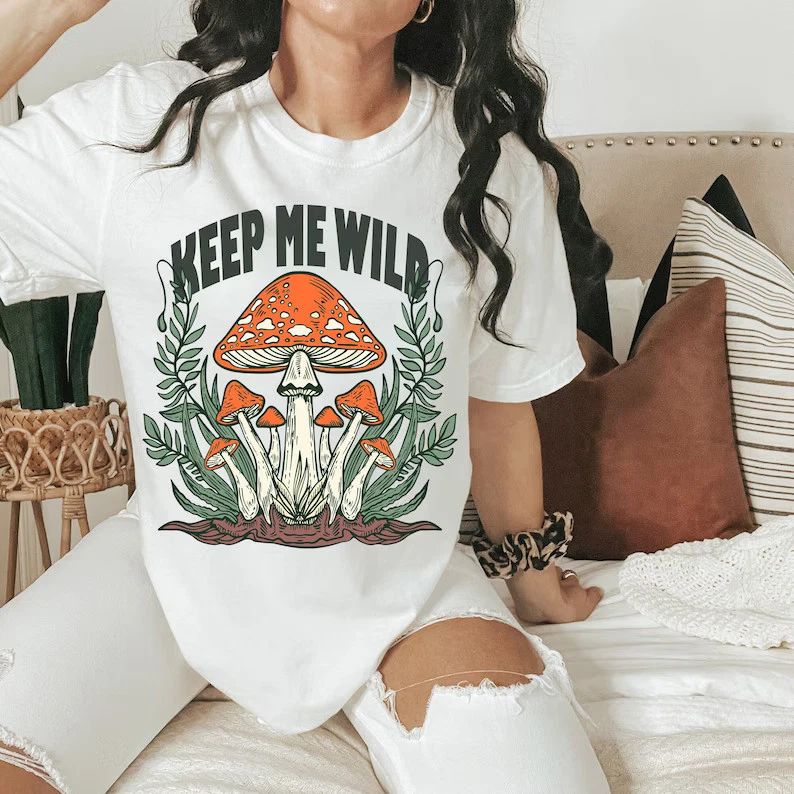 Comfort Tee Keep Me Wild Snake Mystical Boho Graphic Design Shirt Unisex , , , Long Sleeve Tee