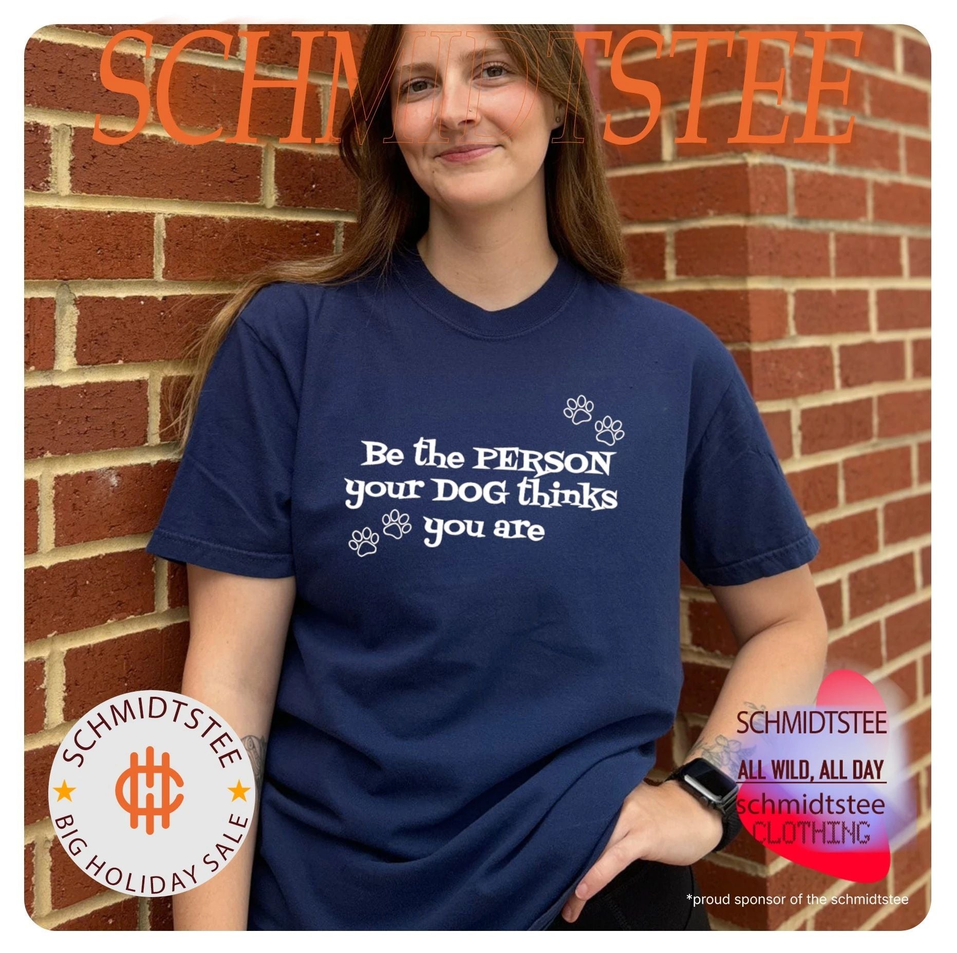 Be the pergon your dog thinks you are shirt