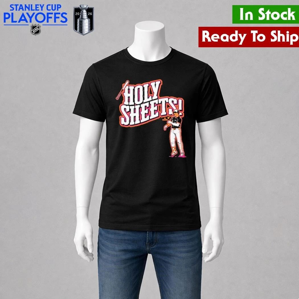 Gavin Sheets Holy Sheets Bat Toss Shirt Unisex , , , Long Sleeve Tee