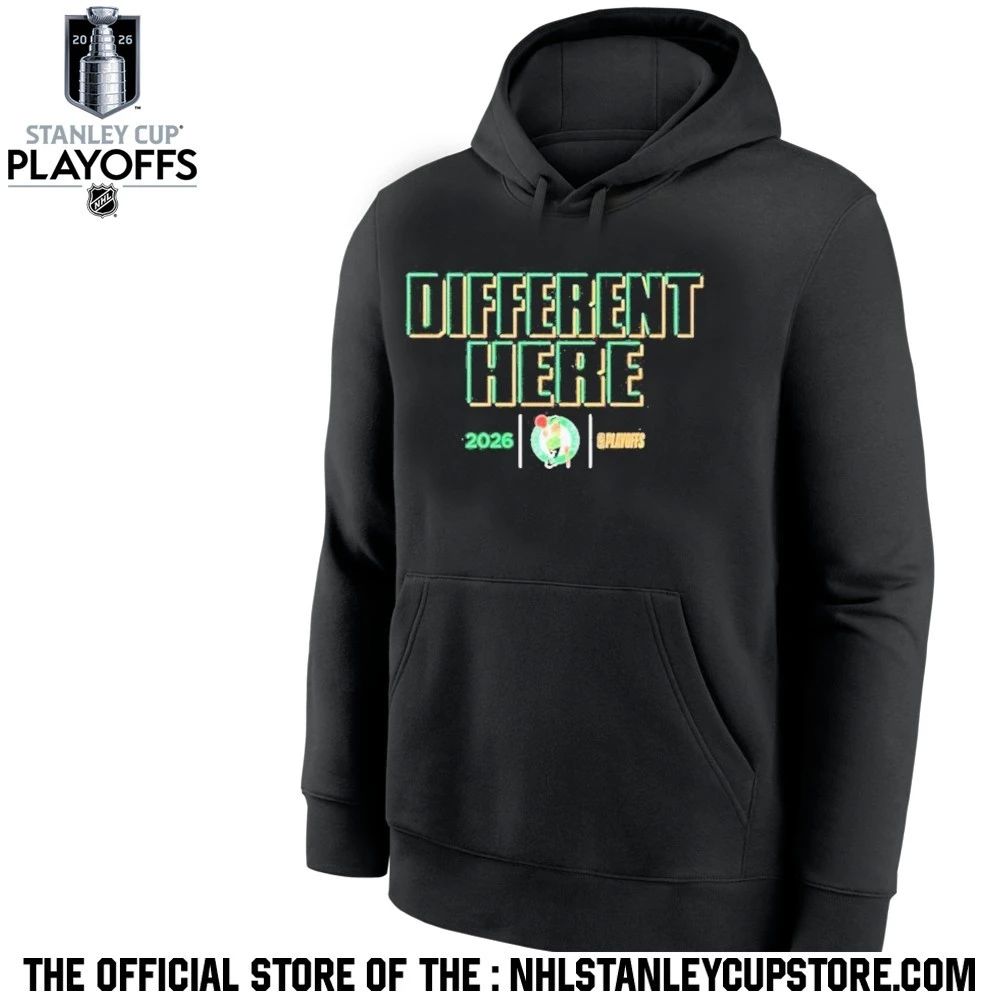 Boston Celtics Different Here 2026 Nba Playoffs Shirt Unisex , , , Long Sleeve Tee