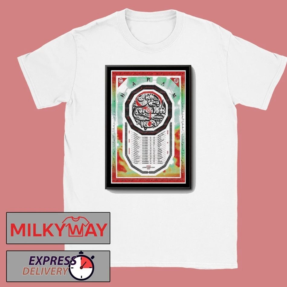 Haram Band 2025 Album Launch Tour Poster shirt Unisex , , , Long Sleeve Tee