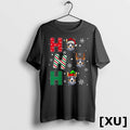 Ho Ho Ho Blue Heeler Dog Matching Christmas Santa Elf Xmas Tshirts Sweater Unisex , , , Long Sleeve Tee