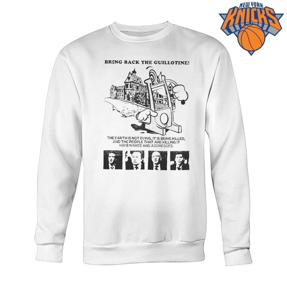 Bring Back The Guillotine Anti Billionaire Eco Activism shirt