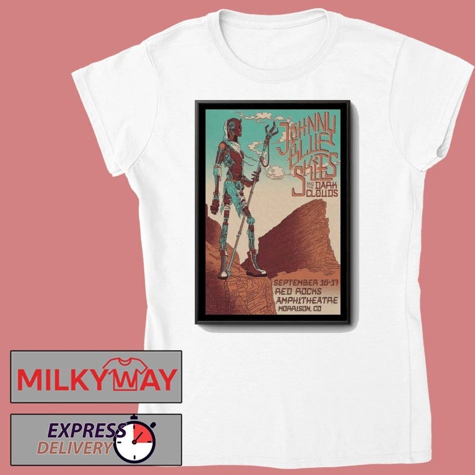 09.16.2025 Red Rocks Amphitheatre Johnny Blue Skies Poster shirt Unisex , , , Long Sleeve Tee