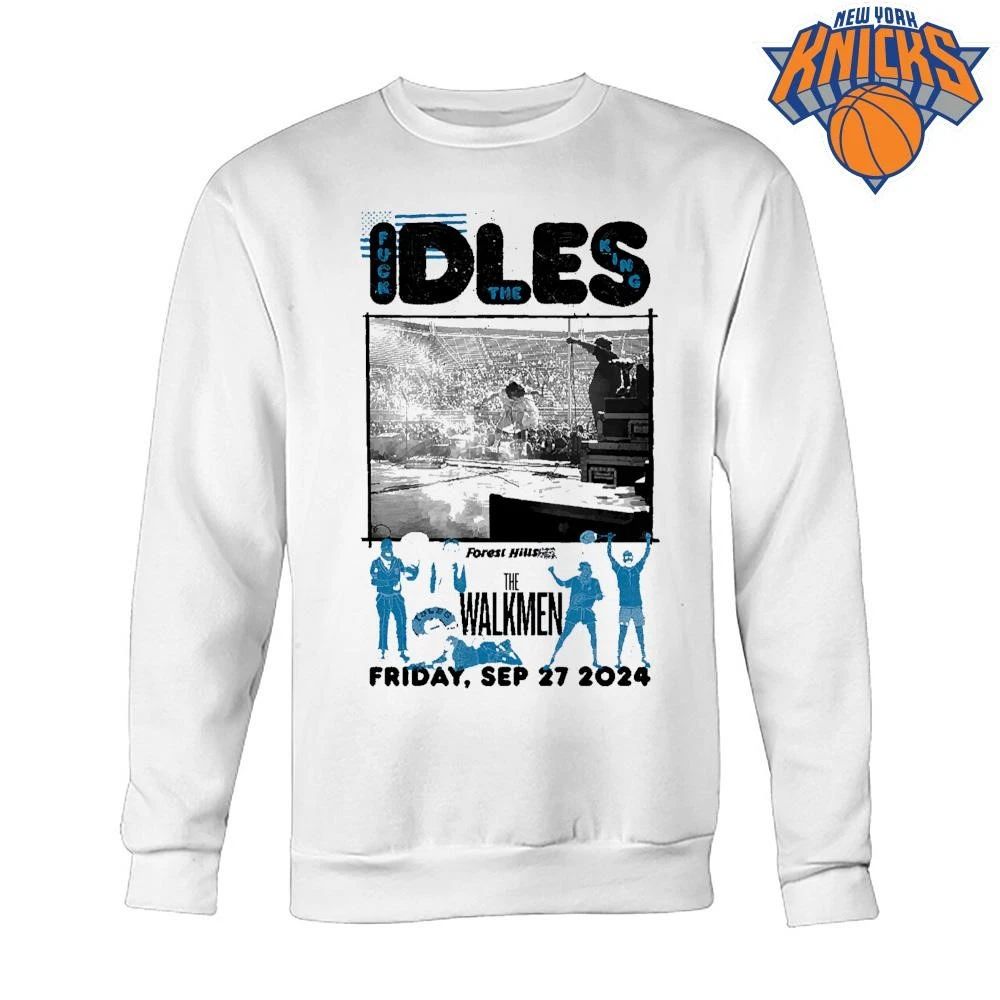 Idles Band Concert Poster Forest Hills The Walkmen Tour September 27 2024 Graphic Shirt