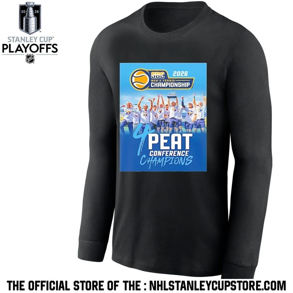 Old Dominion Mens Tennis 2026 Sbc Championship 4 Peat Conference Champions Shirt Unisex , , , Long Sleeve Tee