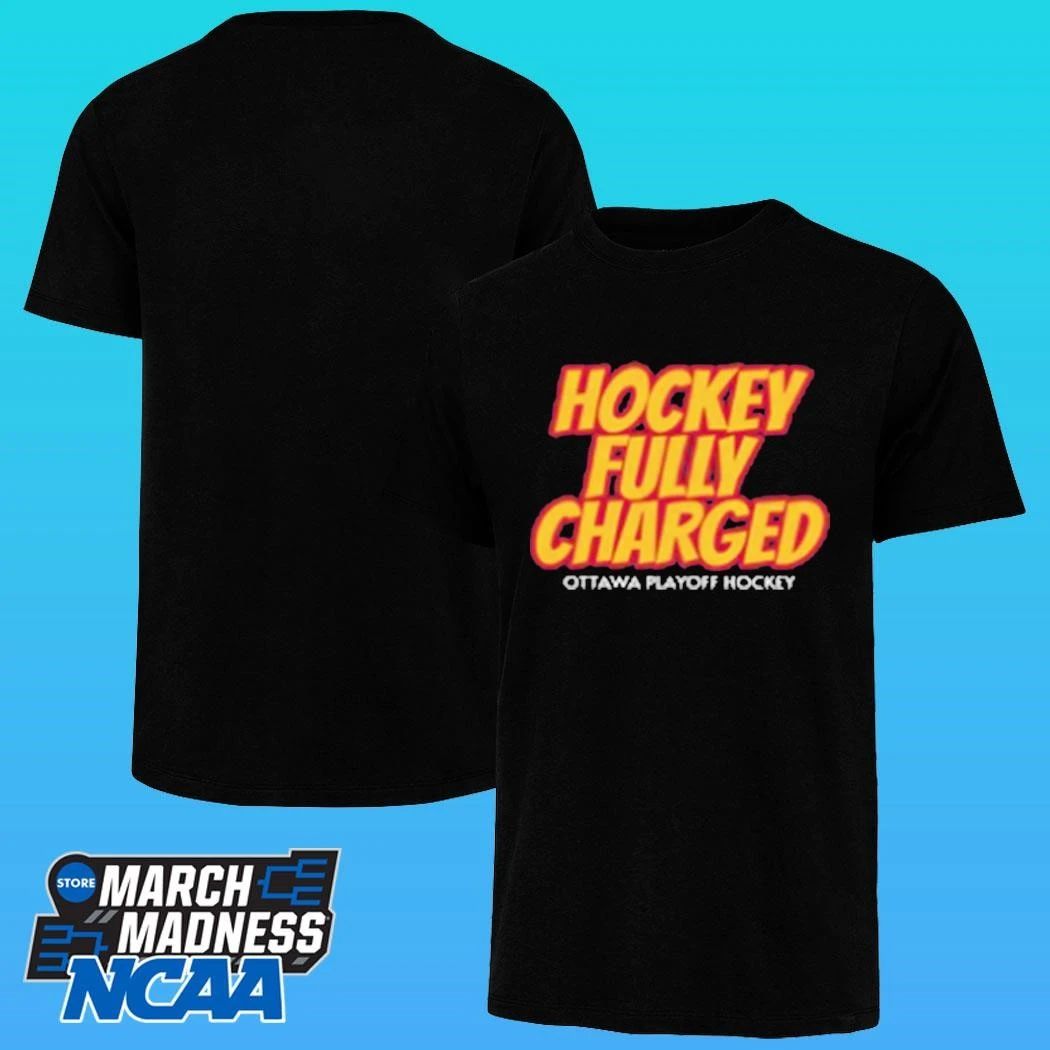 Hockey Fully Charged Ottawa Charge Playoff Hockey Shirt Unisex , , , Long Sleeve Tee