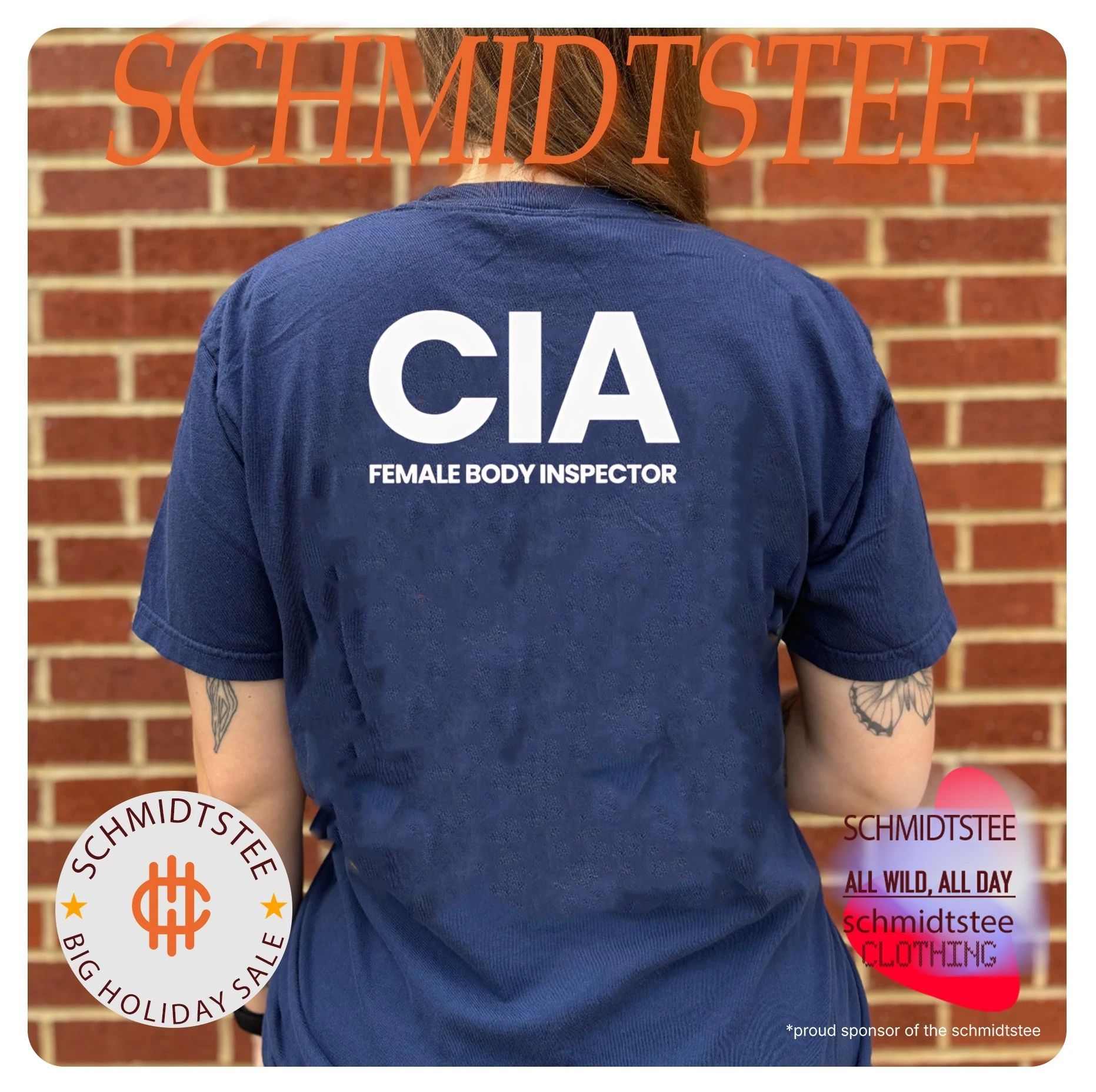 CIA Female Body Inspector shirt