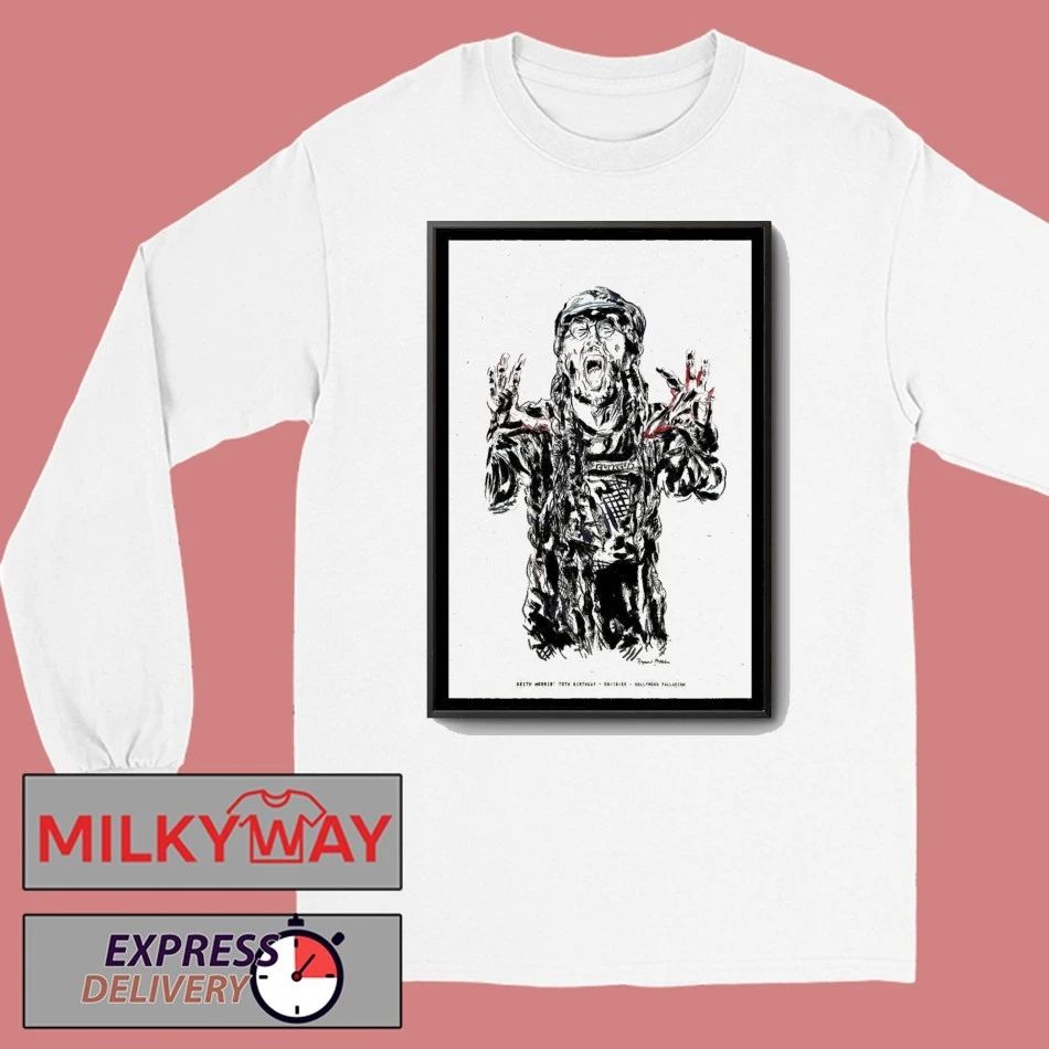 Circle Jerks Hollywood Palladium Sept 19, 2025 Keith’s 70th Birthday Poster shirt Unisex , , , Long Sleeve Tee