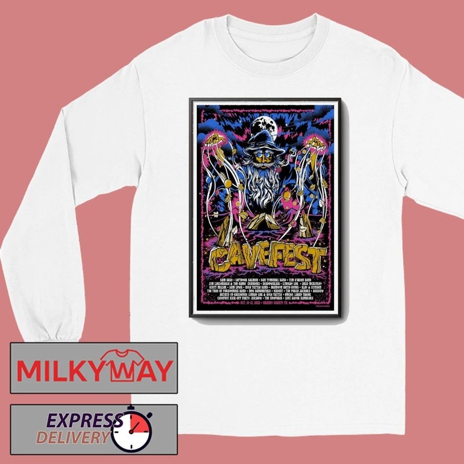 The Caverns Tennessee 2025 Poster shirt Unisex , , , Long Sleeve Tee