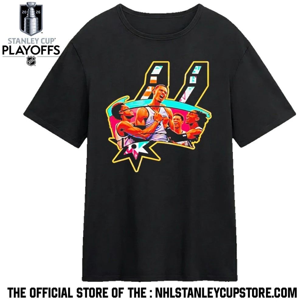 Victor Wembanyama 1 San Antonio Spurs Basketball Playoff Clinch Celebration Shirt Unisex , , , Long Sleeve Tee