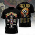 Guns Roses World Tour 2026 3d Size Tee Unisex T-shirt, Sweatshirt, Hoodie (1)