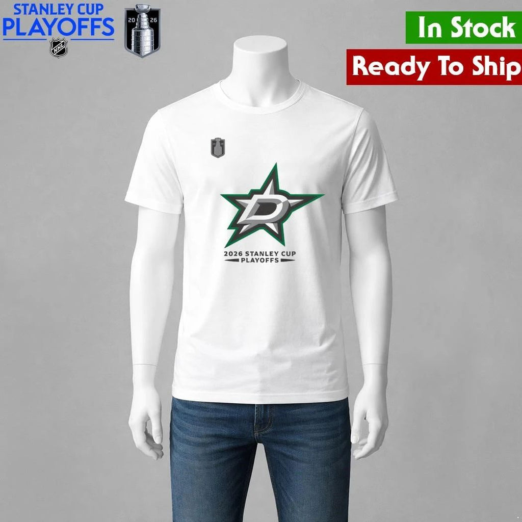 Dallas Stars 2026 Stanley Cup Playoffs Rink Performance Shirt Unisex , , , Long Sleeve Tee