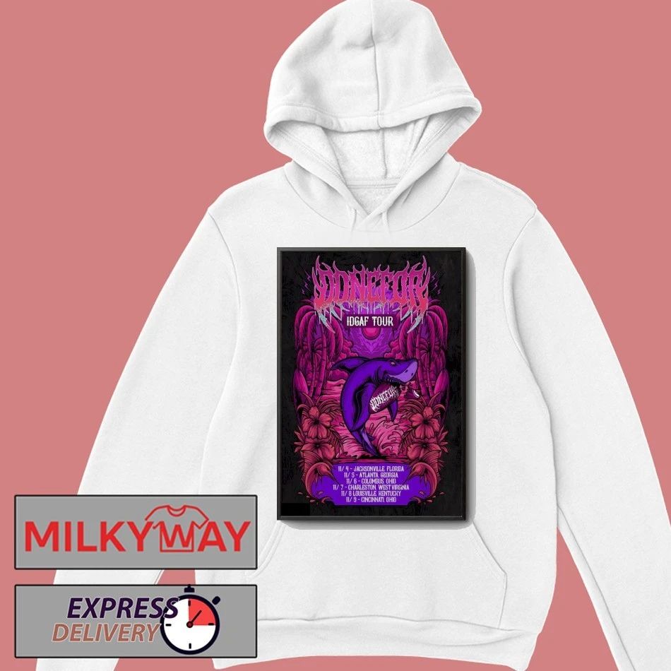DONEFOR Idgaf Tour 2025 Poster shirt Unisex , , , Long Sleeve Tee
