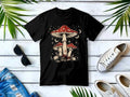 Boho Retro Hippie Mushrooms Nature Comfort Tee Unisex , , , Long Sleeve Tee