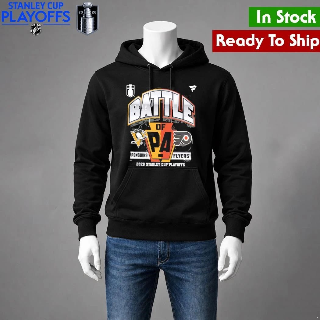 Philadelphia Flyers vs. Pittsburgh Penguins Battle of Pennsylvania Legacy Shirt Unisex , , , Long Sleeve Tee