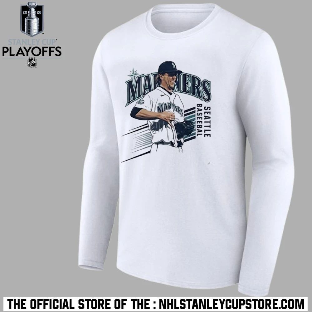 Mariners Logan Gilbert Baseball Pitcher Catches Ball In Shirt Unisex , , , Long Sleeve Tee