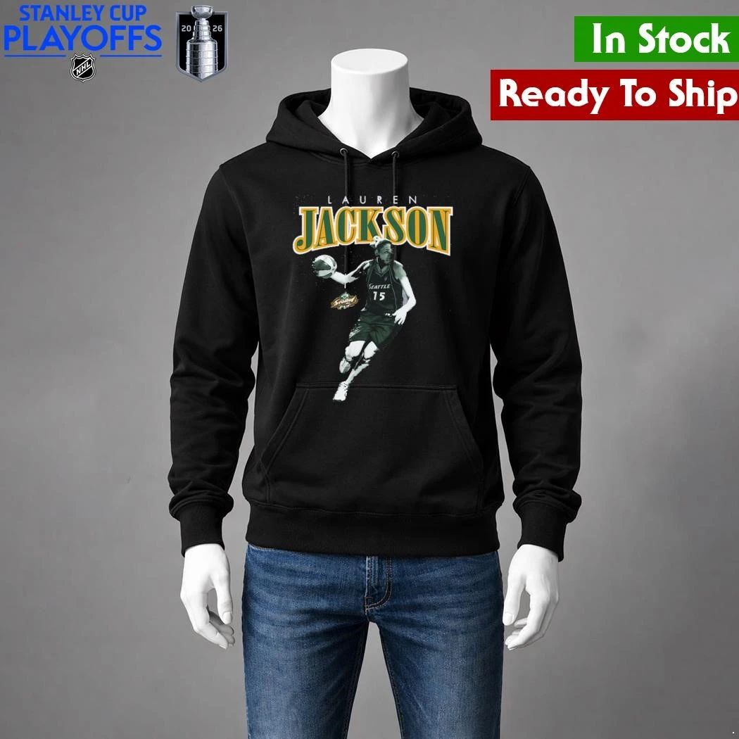 Lauren Jackson Seattle Storm Mitchell & Ness Court Origins Player BoyfriendUp Shirt Unisex , , , Long Sleeve Tee