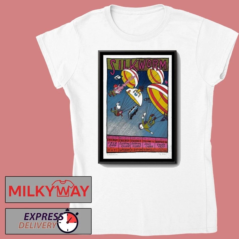 Silkworm Fall Tour 2025 Poster shirt Unisex , , , Long Sleeve Tee