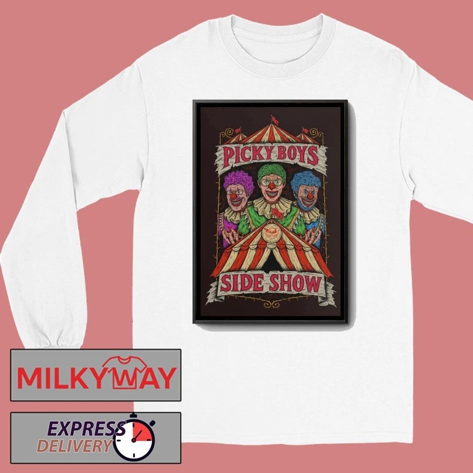 Picky Boys Side Show Poster shirt Unisex , , , Long Sleeve Tee