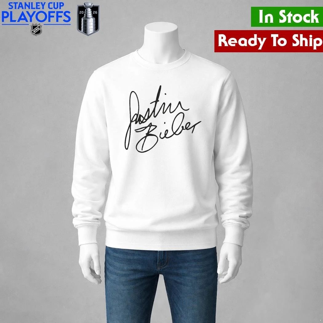 Billie Eilish Wearing Justin Bieber Shirt Unisex , , , Long Sleeve Tee
