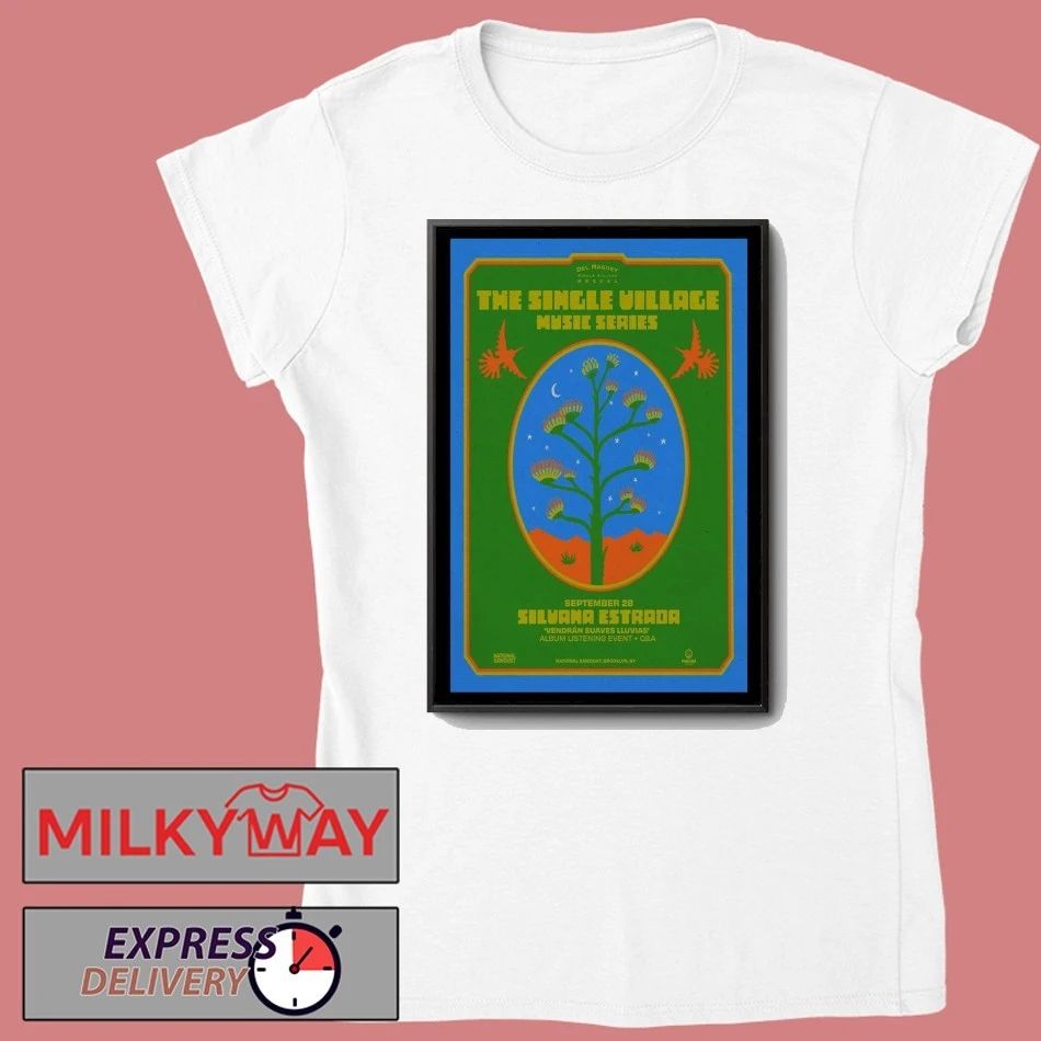 Silvana Estrada Tour Brooklyn, NY 09.28.2025 Poster shirt Unisex , , , Long Sleeve Tee