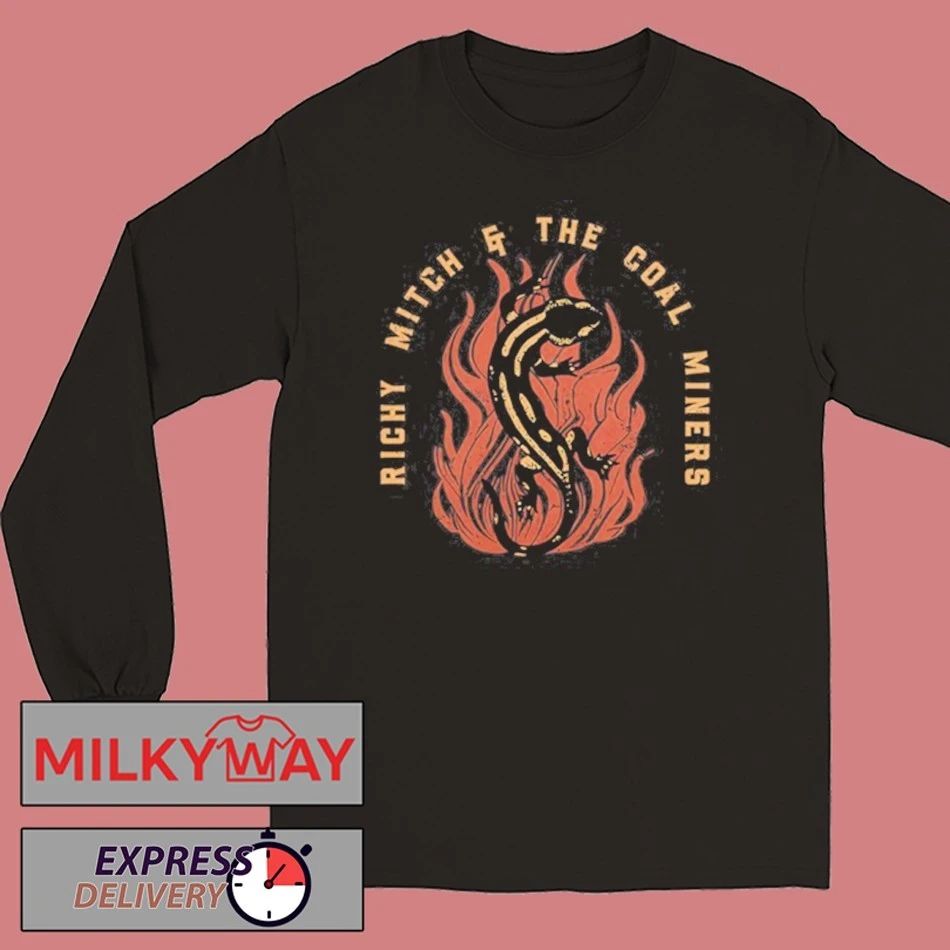 Richy Mitch & The Coal Miners Salamander Unisex , , , Long Sleeve Tee