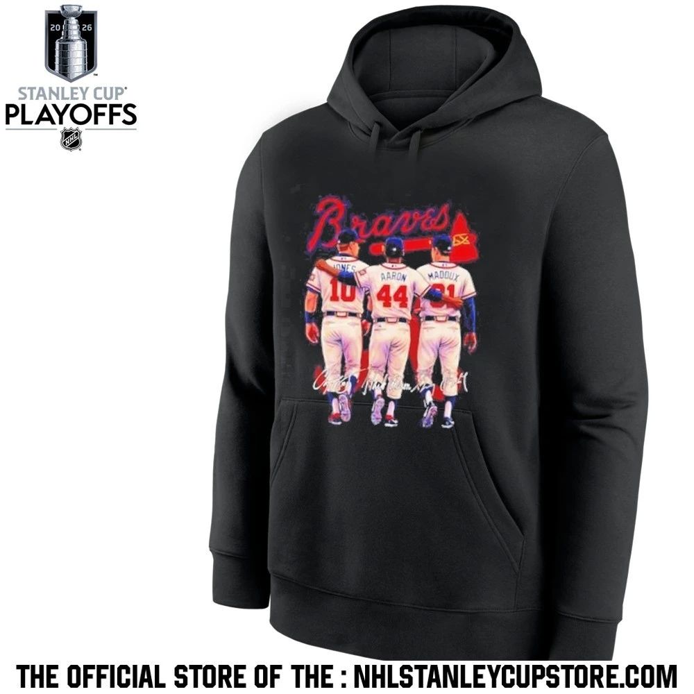 Atlanta Braves Jones Aaron Maddux legends hall of fame Shirt Unisex , , , Long Sleeve Tee