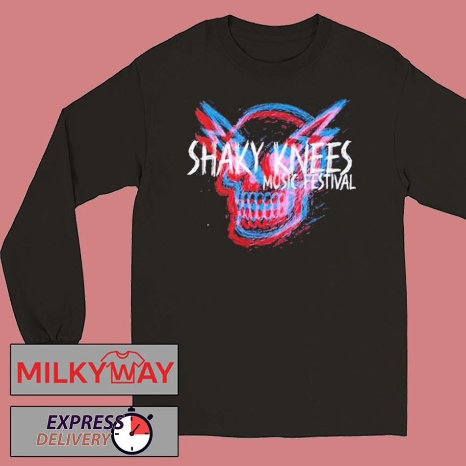 Shaky Knees Festival Shockwave Skull Lineup Tee September 19 21 2025 In Piedmont Park Atlanta shirt