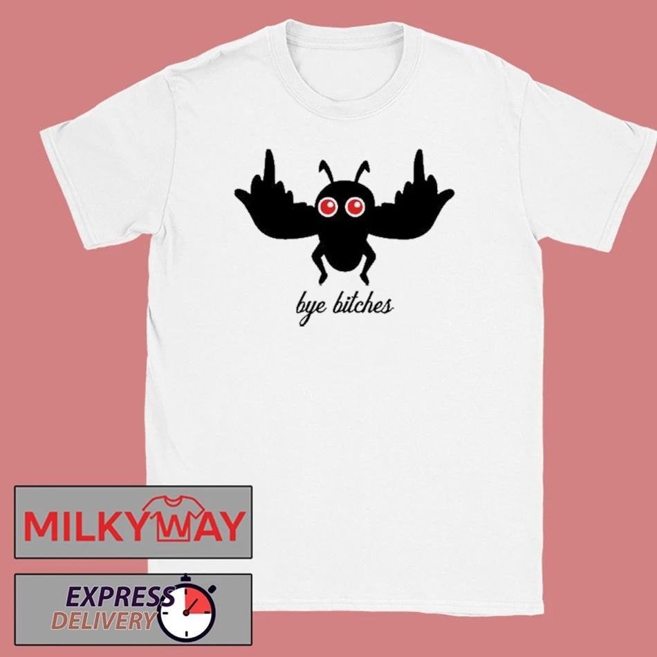MFM Mothman Bye Bitches shirt Unisex , , , Long Sleeve Tee