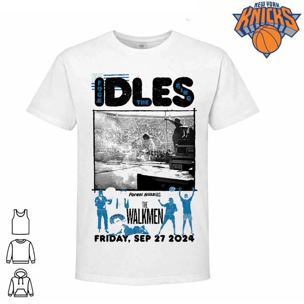 Idles Band Concert Poster Forest Hills The Walkmen Tour September 27 2024 Graphic Shirt